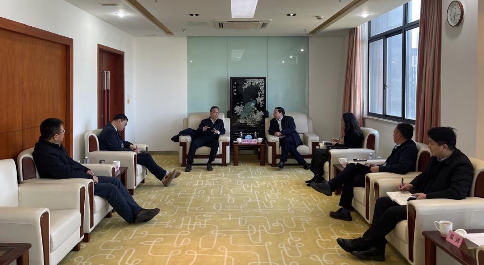 顾春华接待盐城市政府驻上海联络处来访